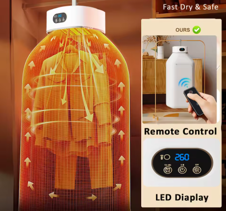 Mini Portable Foldable Electric Dryer